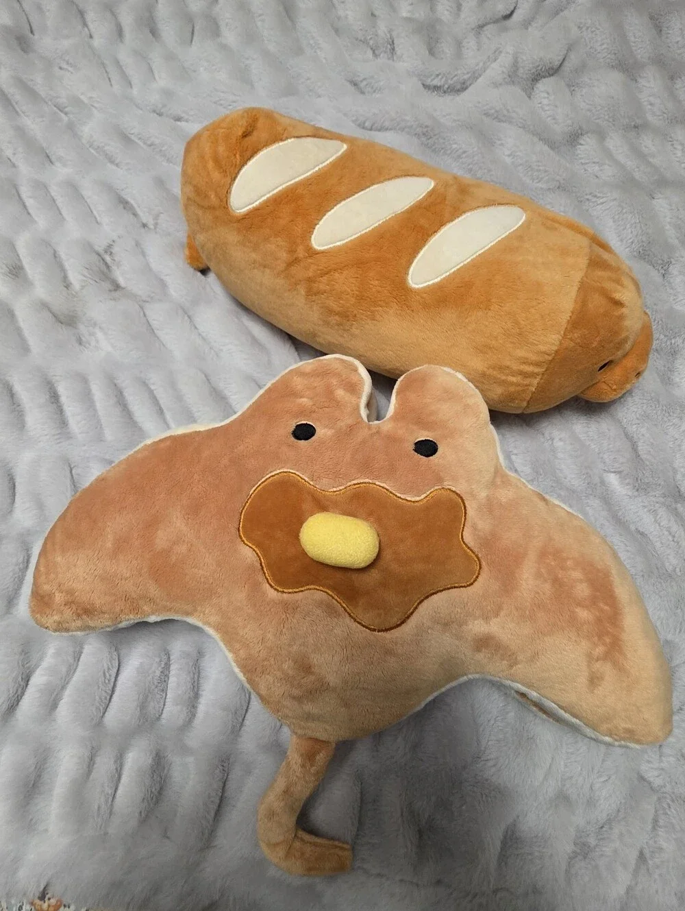 180 Tide Stacks The Pancake Manta Ray/baguette Manatee- 2 Total Plushies